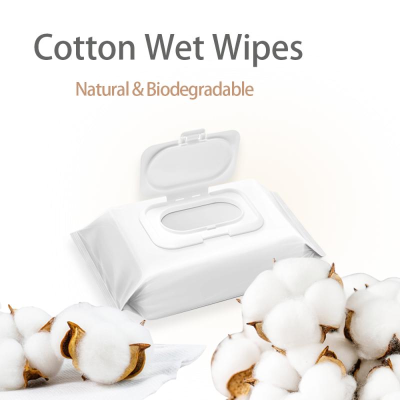 natural cotton wet wipes